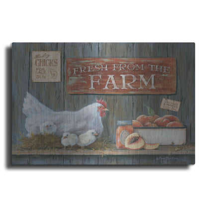 Luxe Metal Art 'Fresh from the Farm' by Pam Britton, Metal Wall Art