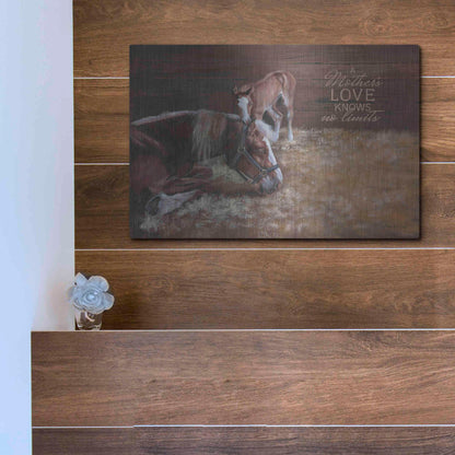 Luxe Metal Art 'A Mother's Love' by Pam Britton, Metal Wall Art,16x12