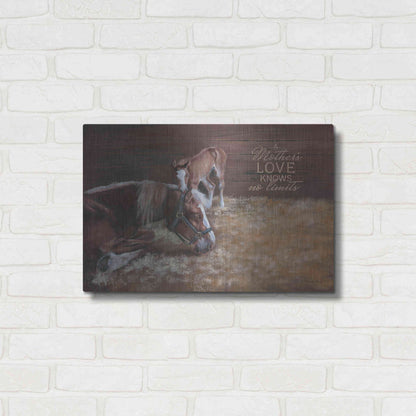 Luxe Metal Art 'A Mother's Love' by Pam Britton, Metal Wall Art,24x16