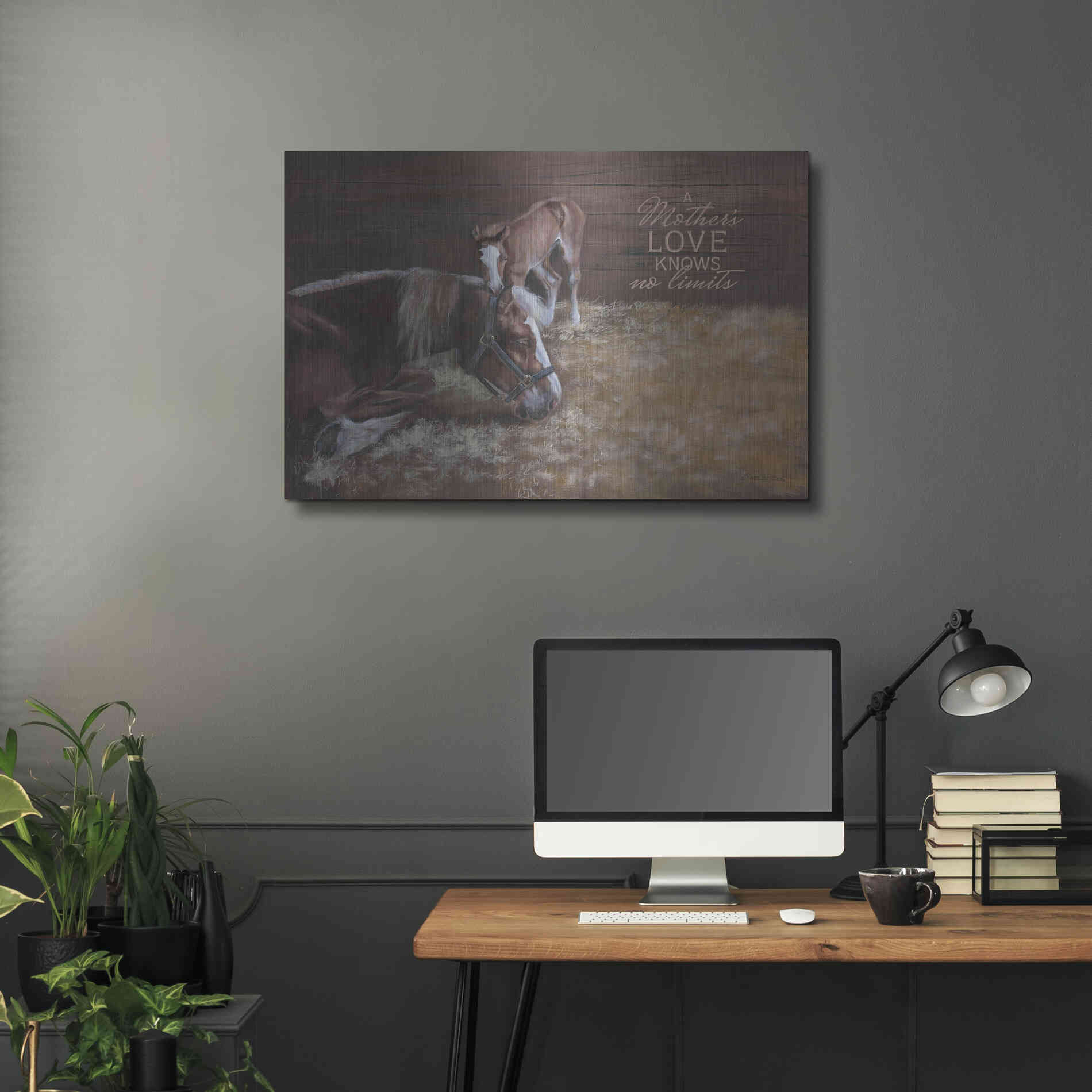 Luxe Metal Art 'A Mother's Love' by Pam Britton, Metal Wall Art,36x24