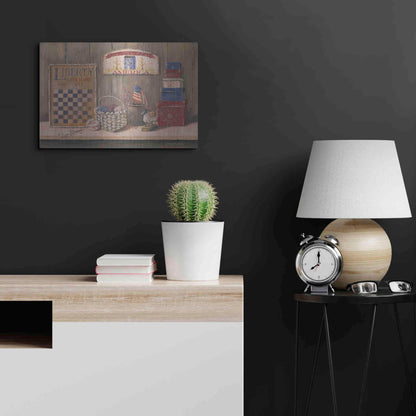 Luxe Metal Art 'Land that I Love' by Pam Britton, Metal Wall Art,24x16