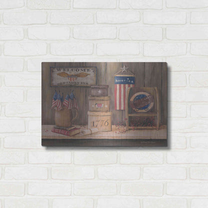 Luxe Metal Art 'Sweet Land of Liberty' by Pam Britton, Metal Wall Art,24x16