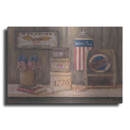 Luxe Metal Art 'Sweet Land of Liberty' by Pam Britton, Metal Wall Art