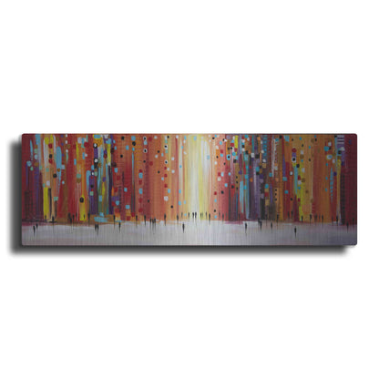 Luxe Metal Art 'Late Sunset' by Ekaterina Ermilkina, Metal Wall Art