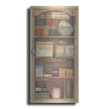 Luxe Metal Art 'Farmhouse Pantry II' by Pam Britton, Metal Wall Art