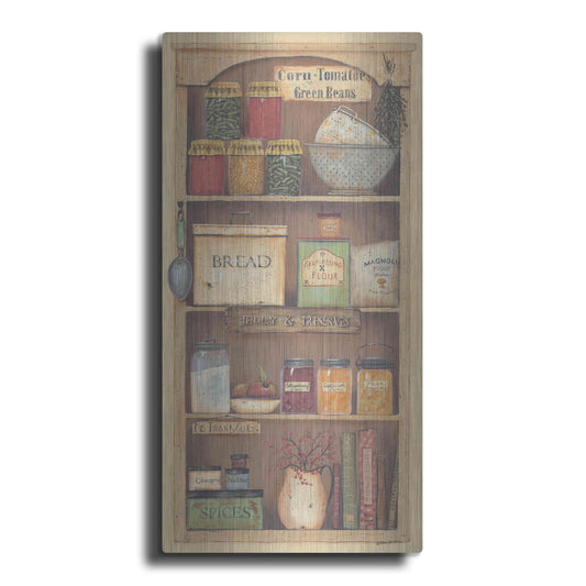 Luxe Metal Art 'Farmhouse Pantry II' by Pam Britton, Metal Wall Art