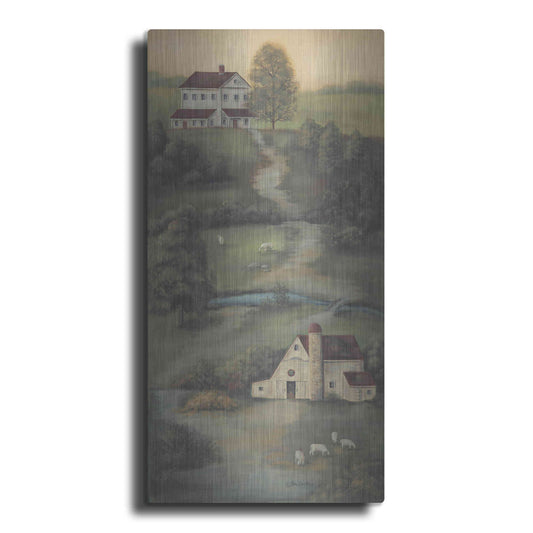 Luxe Metal Art 'Farm Life II' by Pam Britton, Metal Wall Art