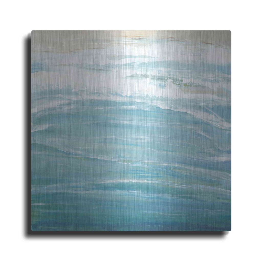 Luxe Metal Art 'Sea Breeze Coast II' by Tim O'Toole, Metal Wall Art
