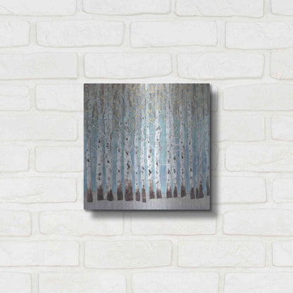 Luxe Metal Art 'Into the Forest II' by Tim O'Toole, Metal Wall Art,12x12