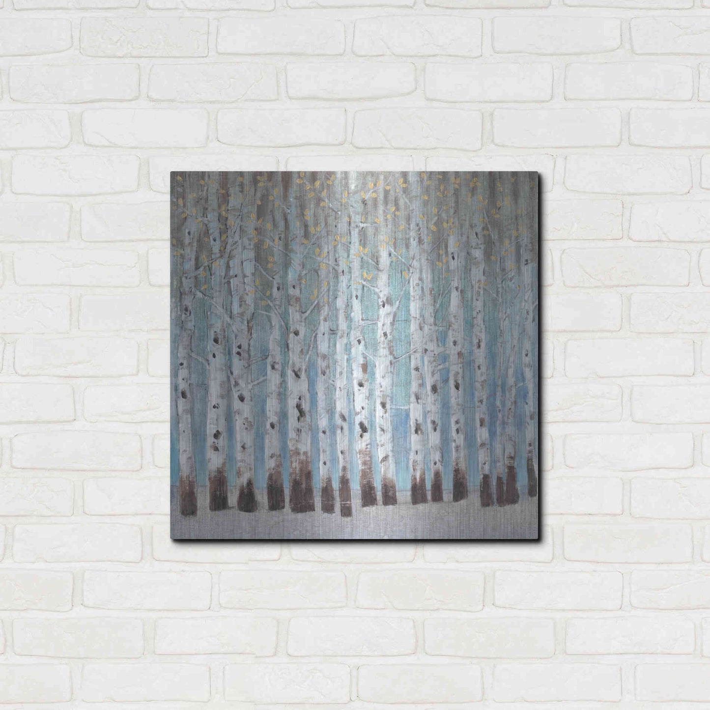 Luxe Metal Art 'Into the Forest II' by Tim O'Toole, Metal Wall Art,24x24