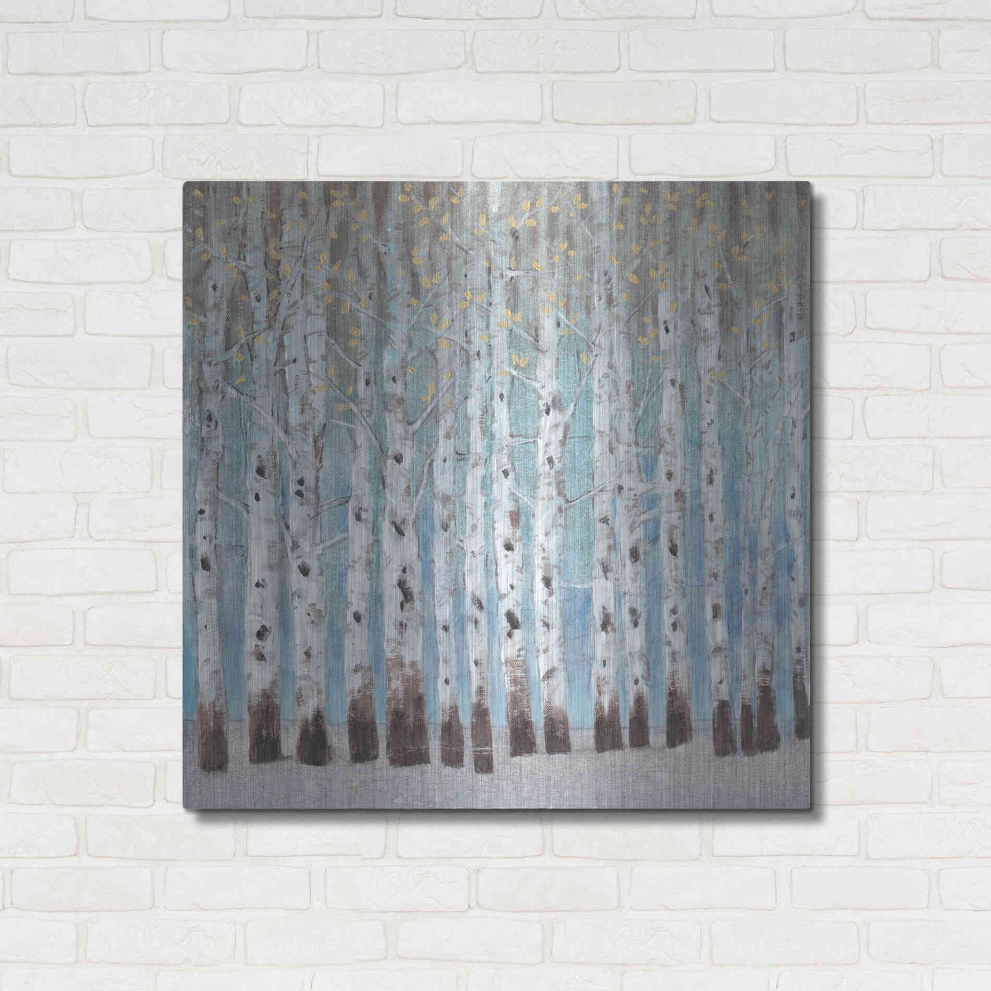 Luxe Metal Art 'Into the Forest II' by Tim O'Toole, Metal Wall Art,36x36