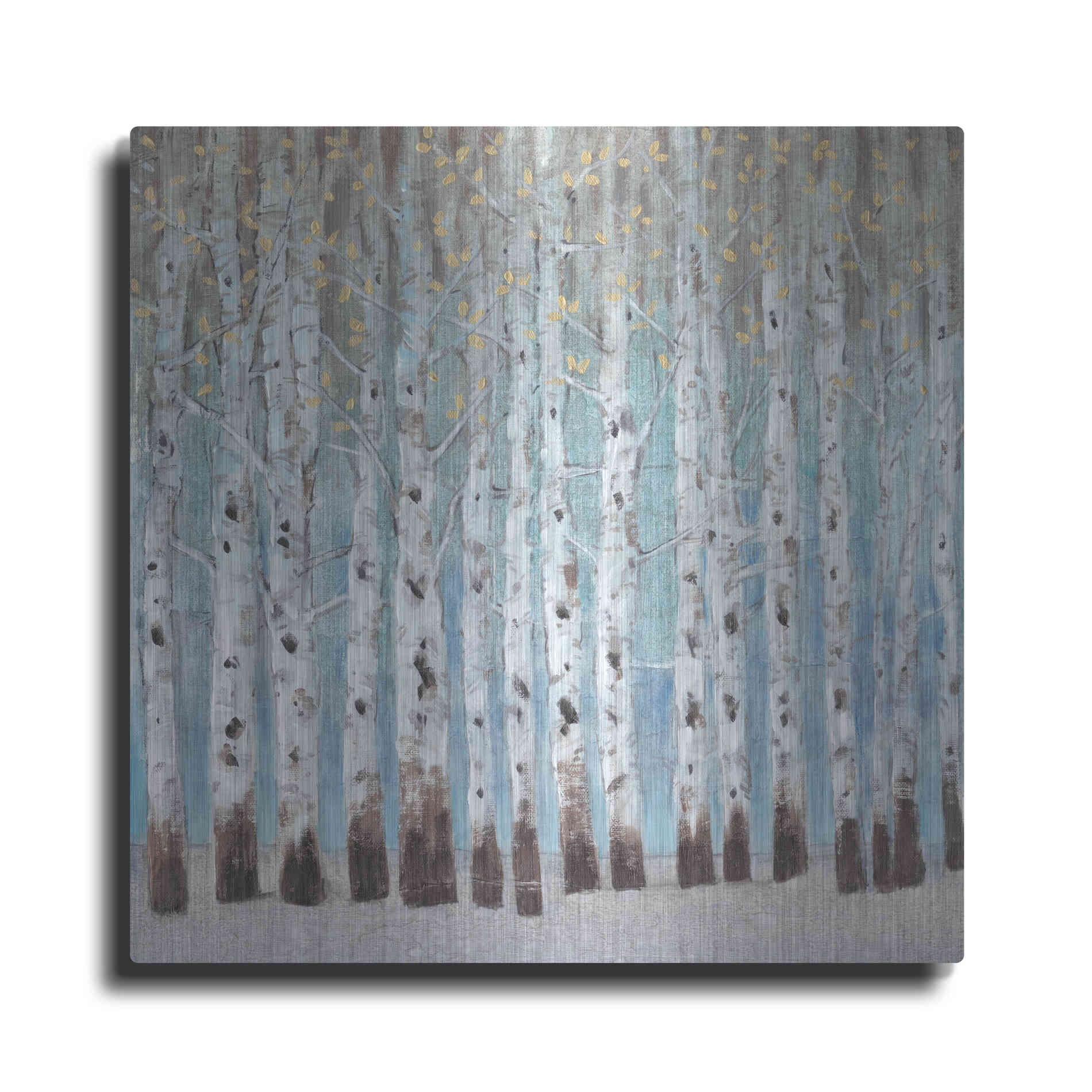Luxe Metal Art 'Into the Forest II' by Tim O'Toole, Metal Wall Art