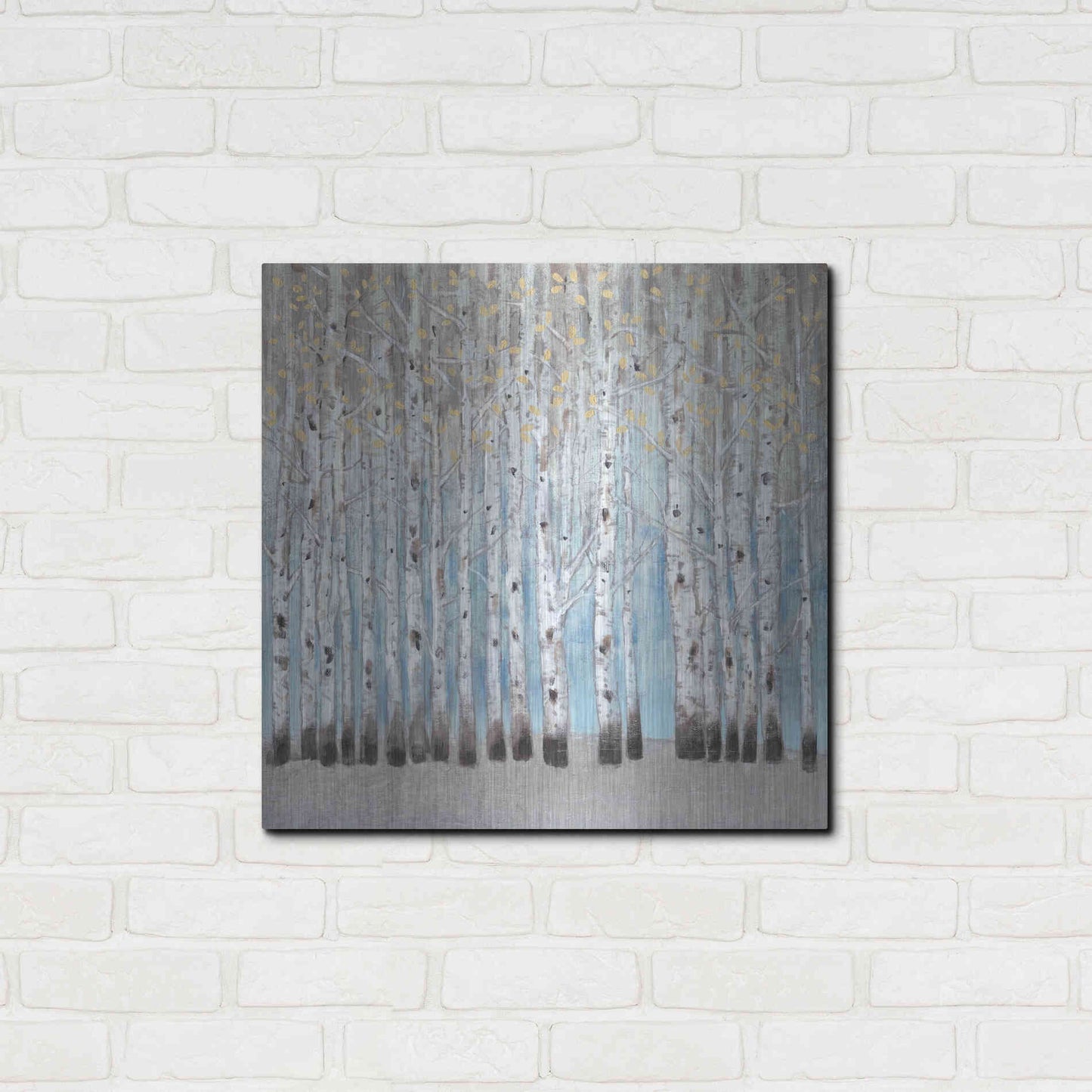 Luxe Metal Art 'Into the Forest I' by Tim O'Toole, Metal Wall Art,24x24