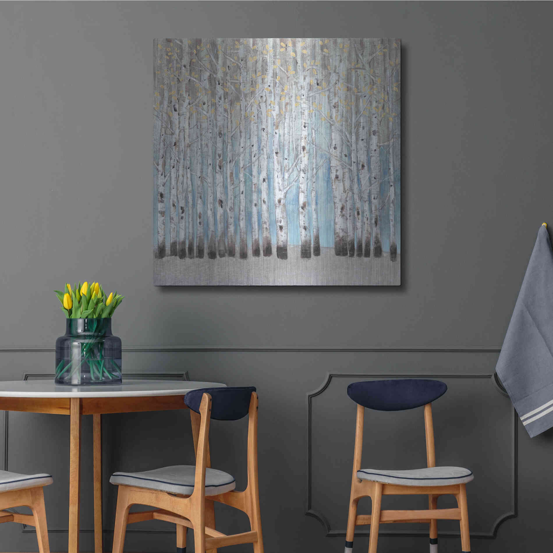 Luxe Metal Art 'Into the Forest I' by Tim O'Toole, Metal Wall Art,36x36