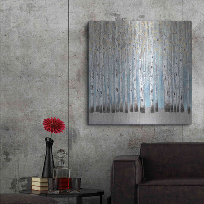Luxe Metal Art 'Into the Forest I' by Tim O'Toole, Metal Wall Art,36x36
