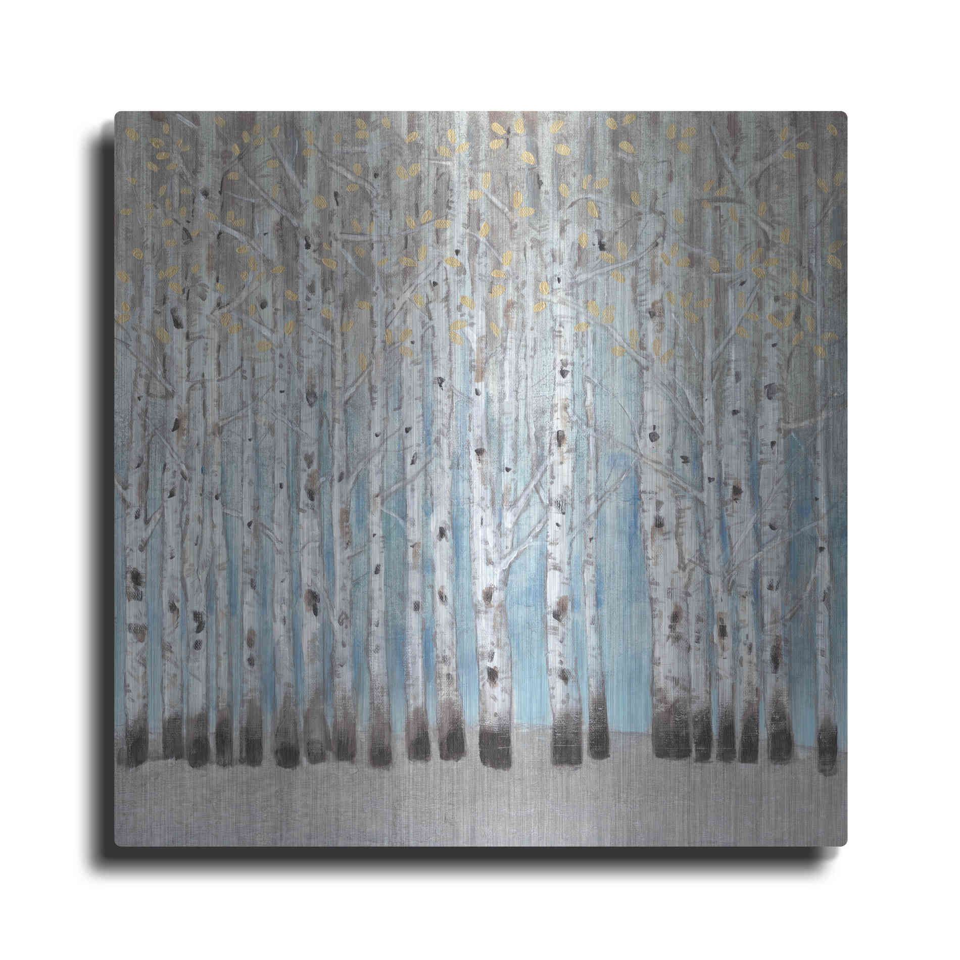Luxe Metal Art 'Into the Forest I' by Tim O'Toole, Metal Wall Art