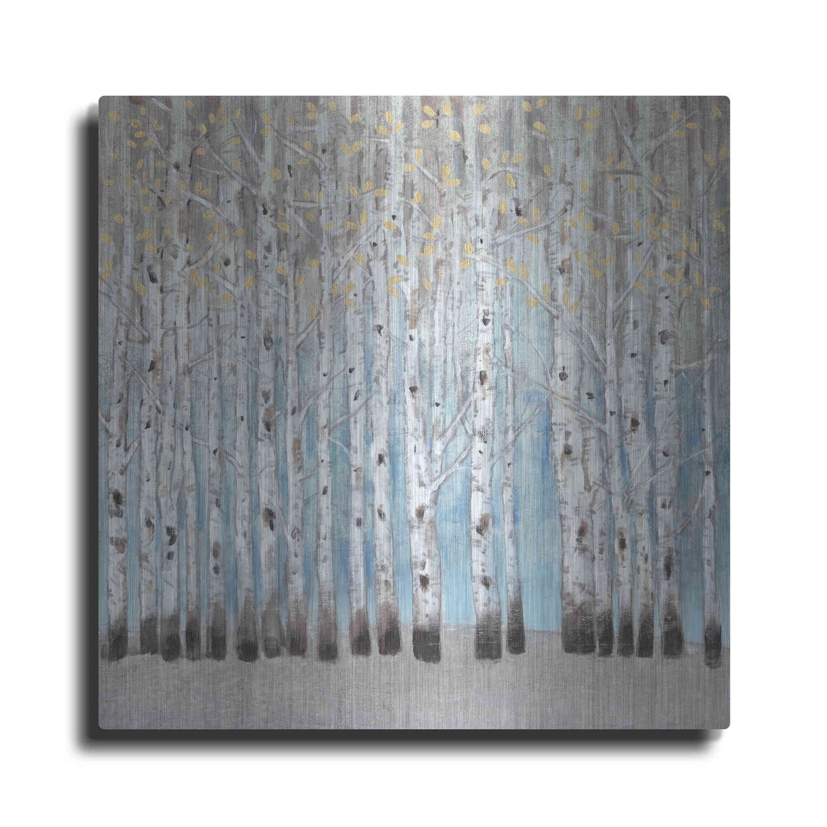 Luxe Metal Art 'Into the Forest I' by Tim O'Toole, Metal Wall Art