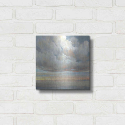 Luxe Metal Art 'Passing Storm I' by Tim O'Toole, Metal Wall Art,12x12