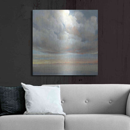 Luxe Metal Art 'Passing Storm I' by Tim O'Toole, Metal Wall Art,36x36