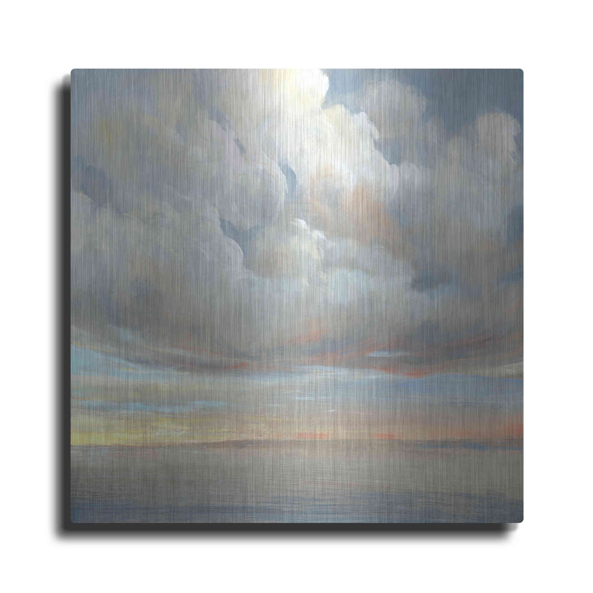 Luxe Metal Art 'Passing Storm I' by Tim O'Toole, Metal Wall Art