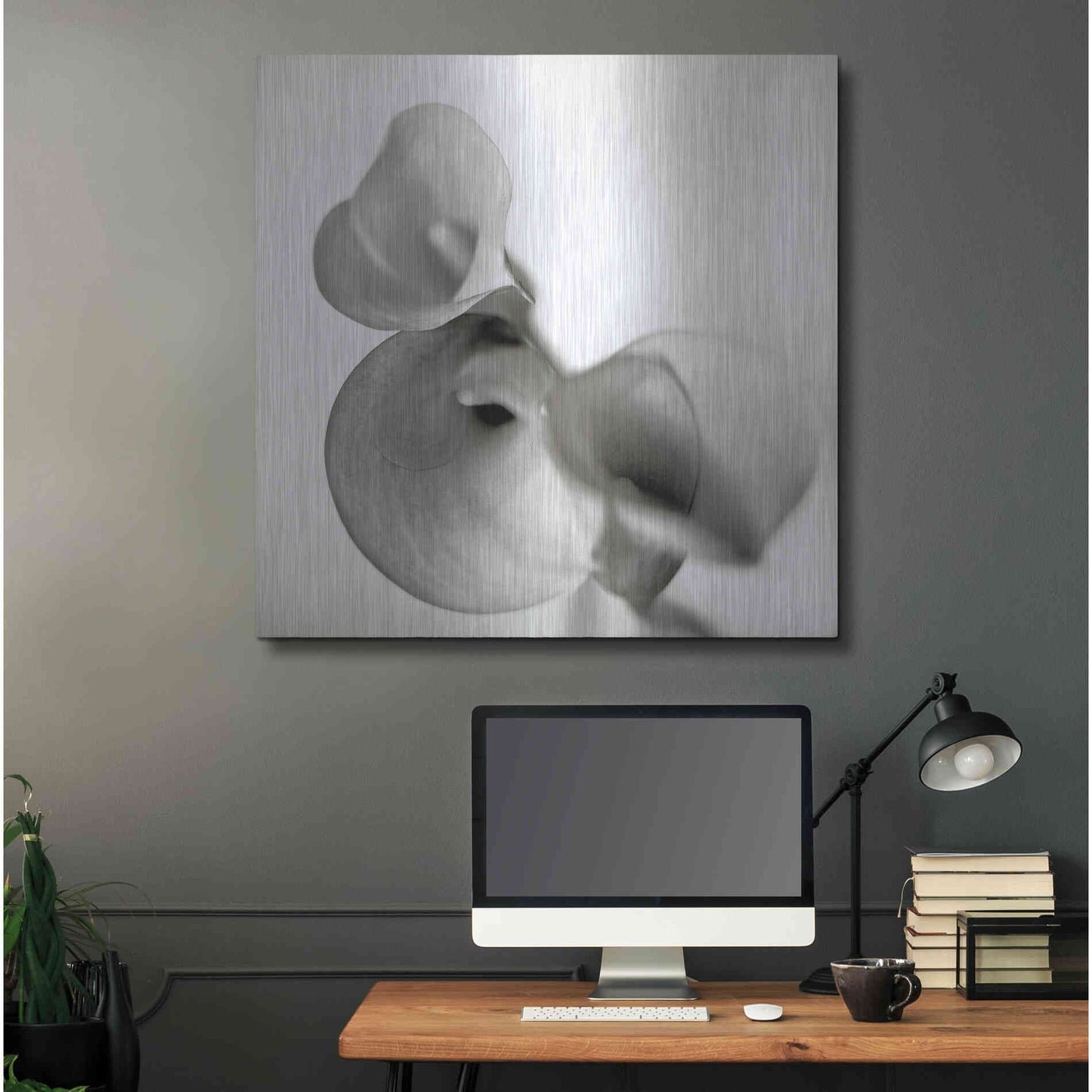 Luxe Metal Art 'Florison 59' by Alan Blaustein Metal Wall Art,36x36