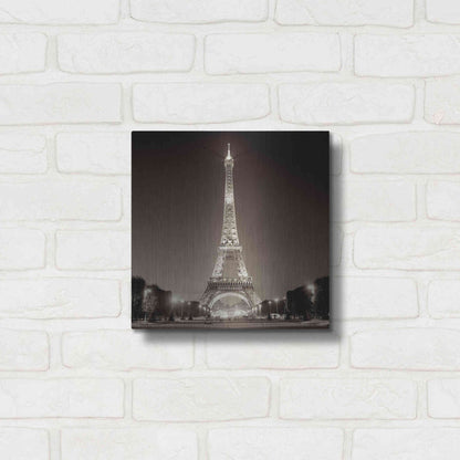 Luxe Metal Art 'Tour Eiffel 1' by Alan Blaustein Metal Wall Art,12x12