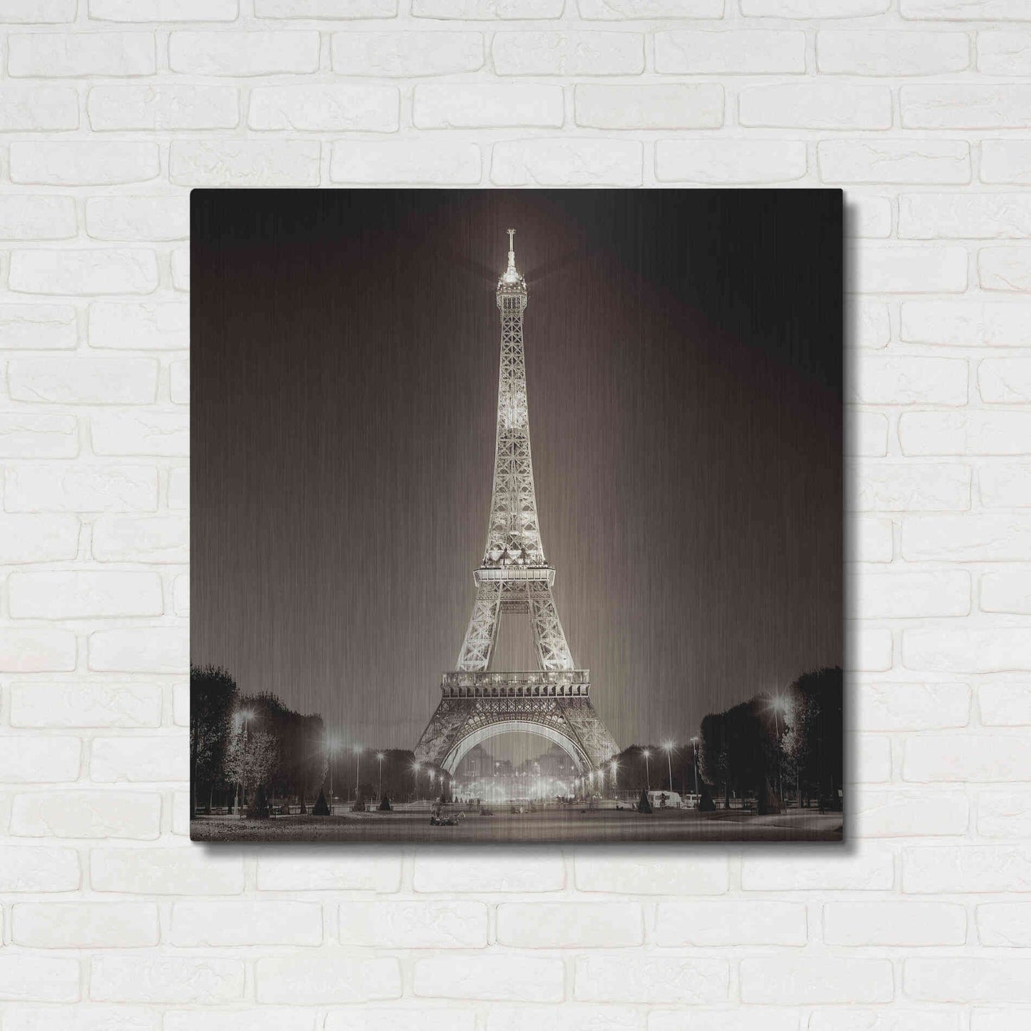 Luxe Metal Art 'Tour Eiffel 1' by Alan Blaustein Metal Wall Art,36x36