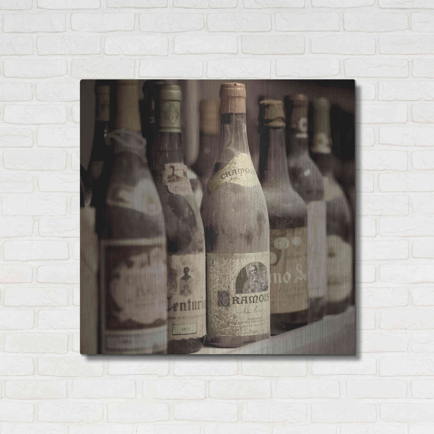 Luxe Metal Art 'Enoteca Cortona 2' by Alan Blaustein Metal Wall Art,36x36