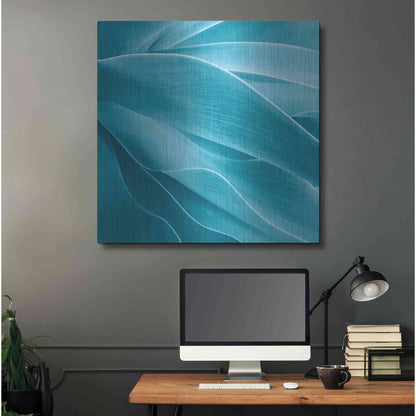 Luxe Metal Art 'Succulent' by Jan Bell Metal Wall Art,36x36