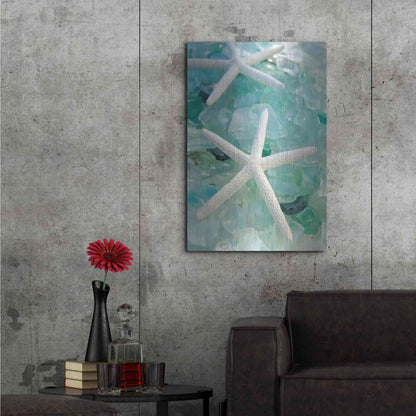 Luxe Metal Art 'Seaglass 1' by Alan Blaustein Metal Wall Art,24x36