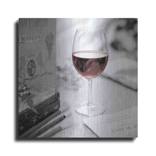 Luxe Metal Art 'Vin Rouge' by Alan Blaustein Metal Wall Art