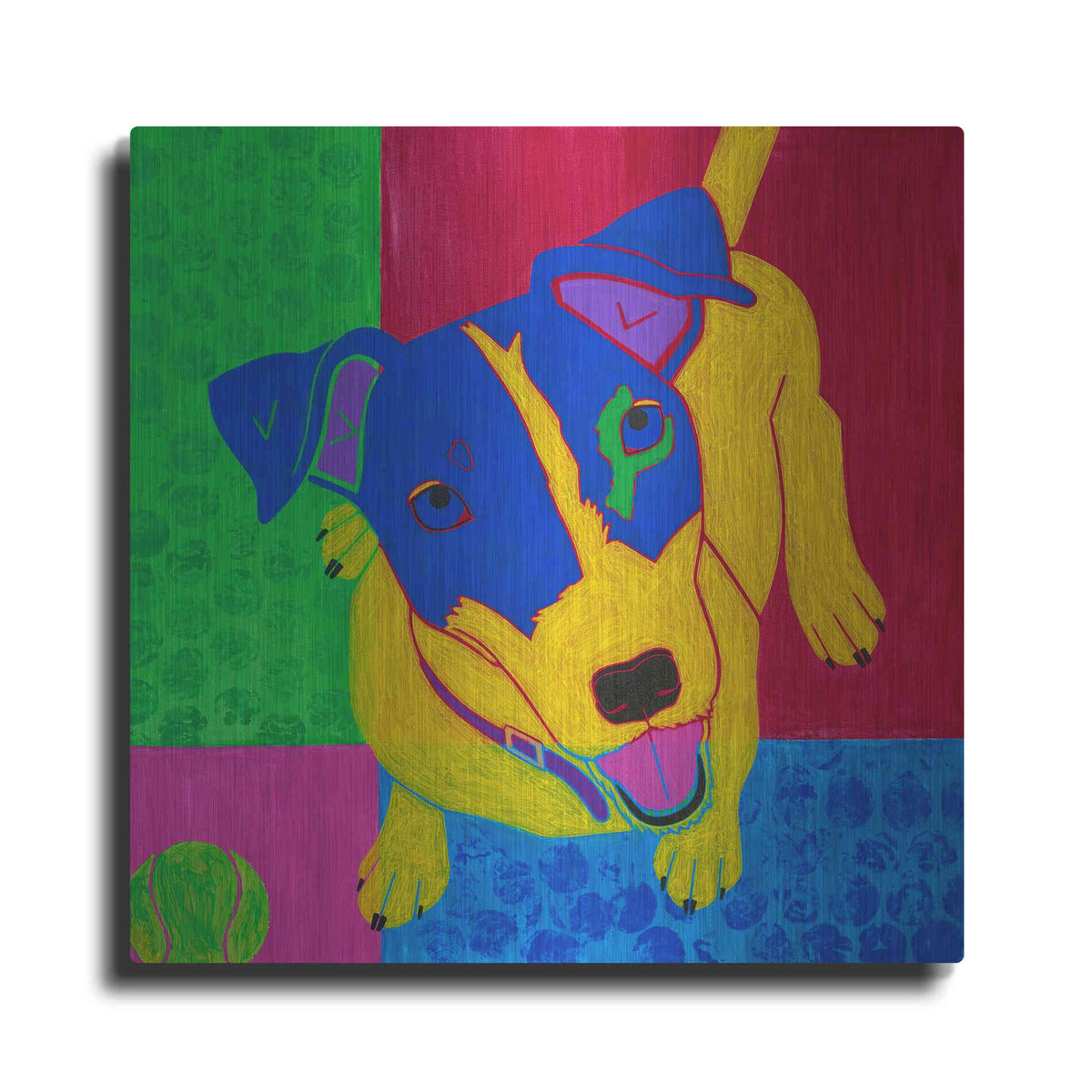 Luxe Metal Art 'Just Jack' by Angela Bond Metal Wall Art