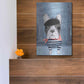 Luxe Metal Art 'French Bulldog with Arc de Triomphe' by Barruf Metal Wall Art,12x16