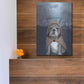Luxe Metal Art 'English Bulldog with Stonehenge' by Barruf Metal Wall Art,12x16