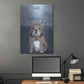 Luxe Metal Art 'English Bulldog with Stonehenge' by Barruf Metal Wall Art,24x36