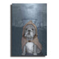 Luxe Metal Art 'English Bulldog with Stonehenge' by Barruf Metal Wall Art