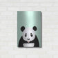 Luxe Metal Art 'Cute Panda' by Barruf Metal Wall Art,16x24