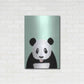 Luxe Metal Art 'Cute Panda' by Barruf Metal Wall Art,24x36