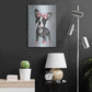 Luxe Metal Art 'Sweet Frenchie' by Barruf Metal Wall Art,16x24