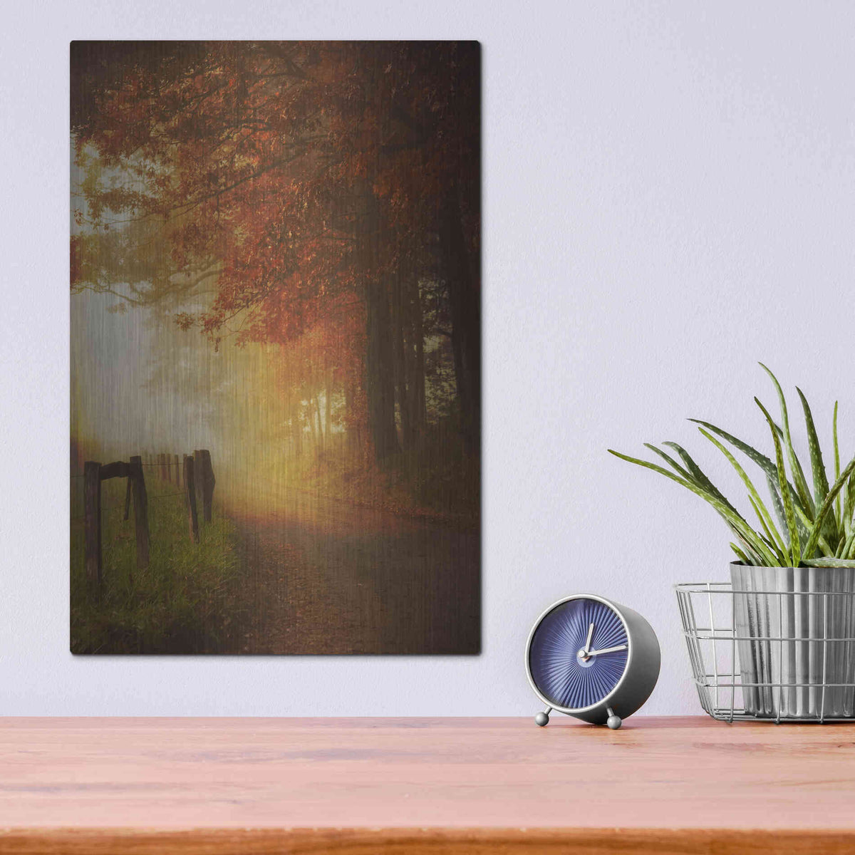 Luxe Metal Art 'Come to the Light' by Daniel Burt Metal Wall Art,12x16