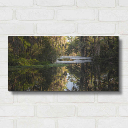 Luxe Metal Art 'Long White Bridge' by Daniel Burt Metal Wall Art,24x12