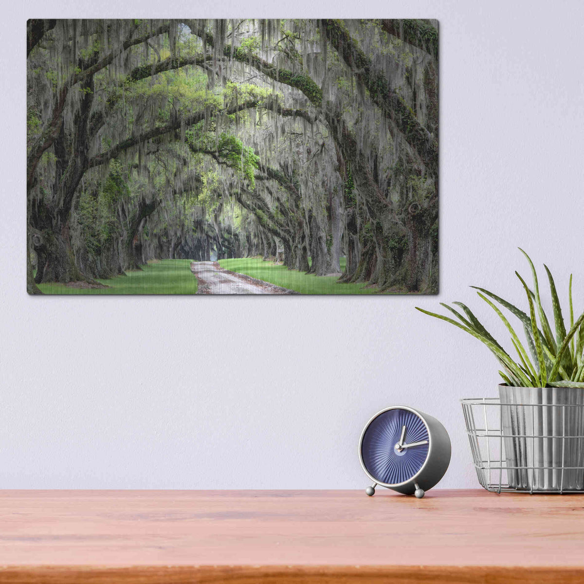 Luxe Metal Art 'The Old South' by Daniel Burt Metal Wall Art,16x12