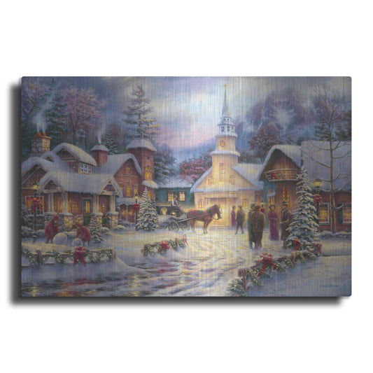 Luxe Metal Art 'Faith Runs Deep' by Chuck Pinson, Metal Wall Art