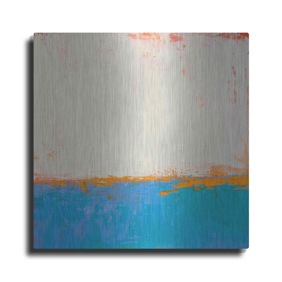 Luxe Metal Art 'Calm Seas' by Don Bishop Metal Wall Art