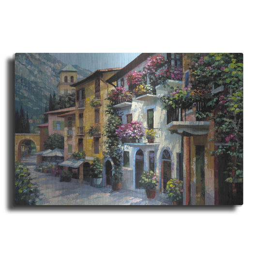 Luxe Metal Art 'Village Hideaway' by Howard Behrens Metal Wall Art