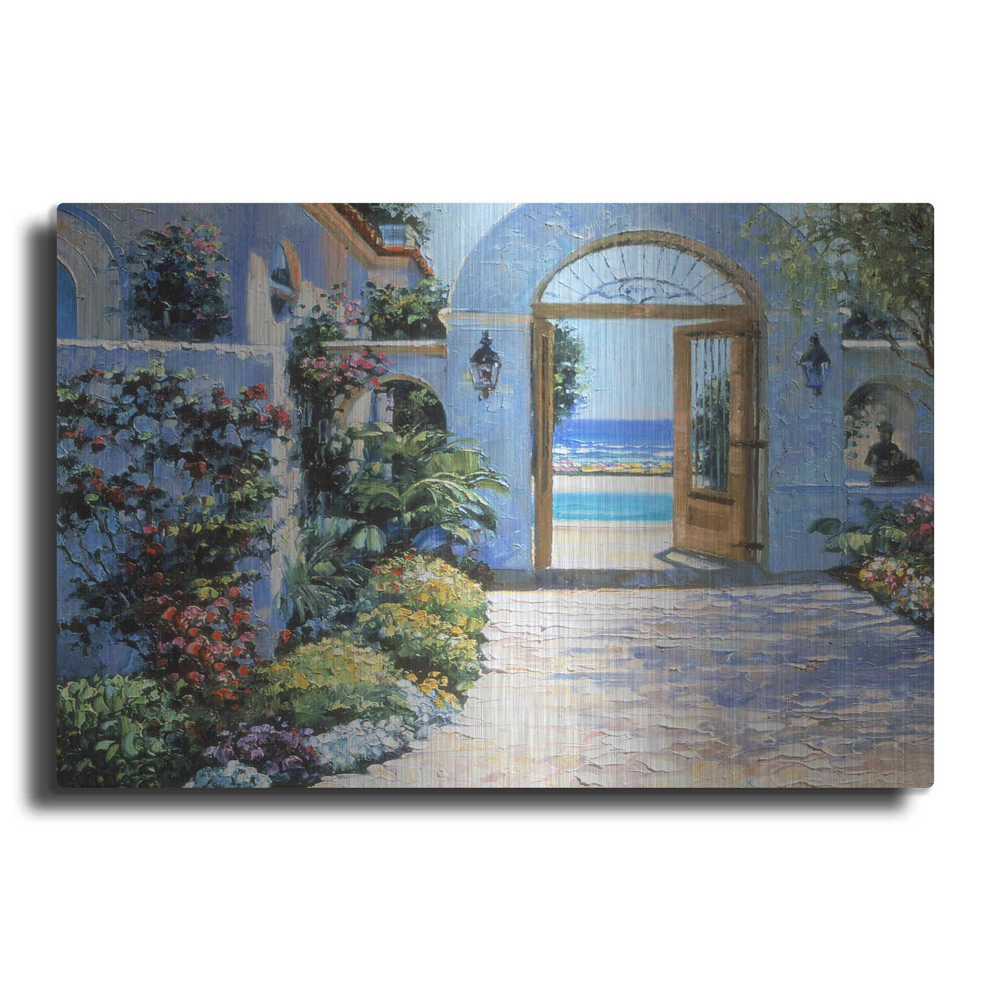 Luxe Metal Art 'Hotel California' by Howard Behrens Metal Wall Art