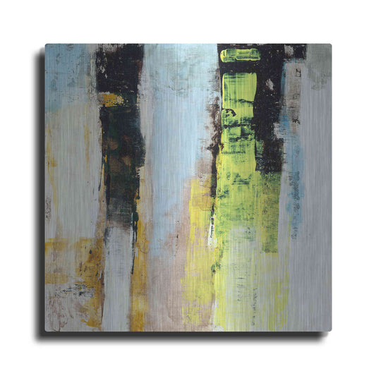 Luxe Metal Art 'Serie Codigo 12' by Ines Benedicto Metal Wall Art