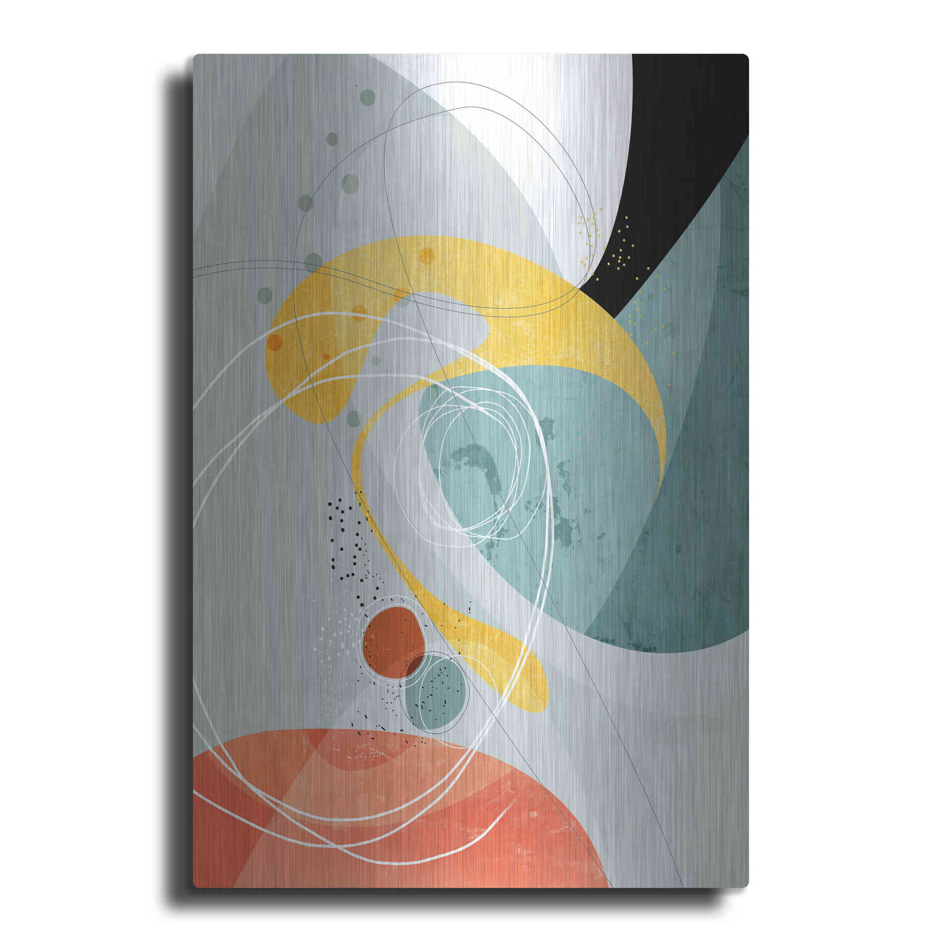 Luxe Metal Art 'Galactic 02 - Crossings' by Ishita Banerjee Metal Wall Art