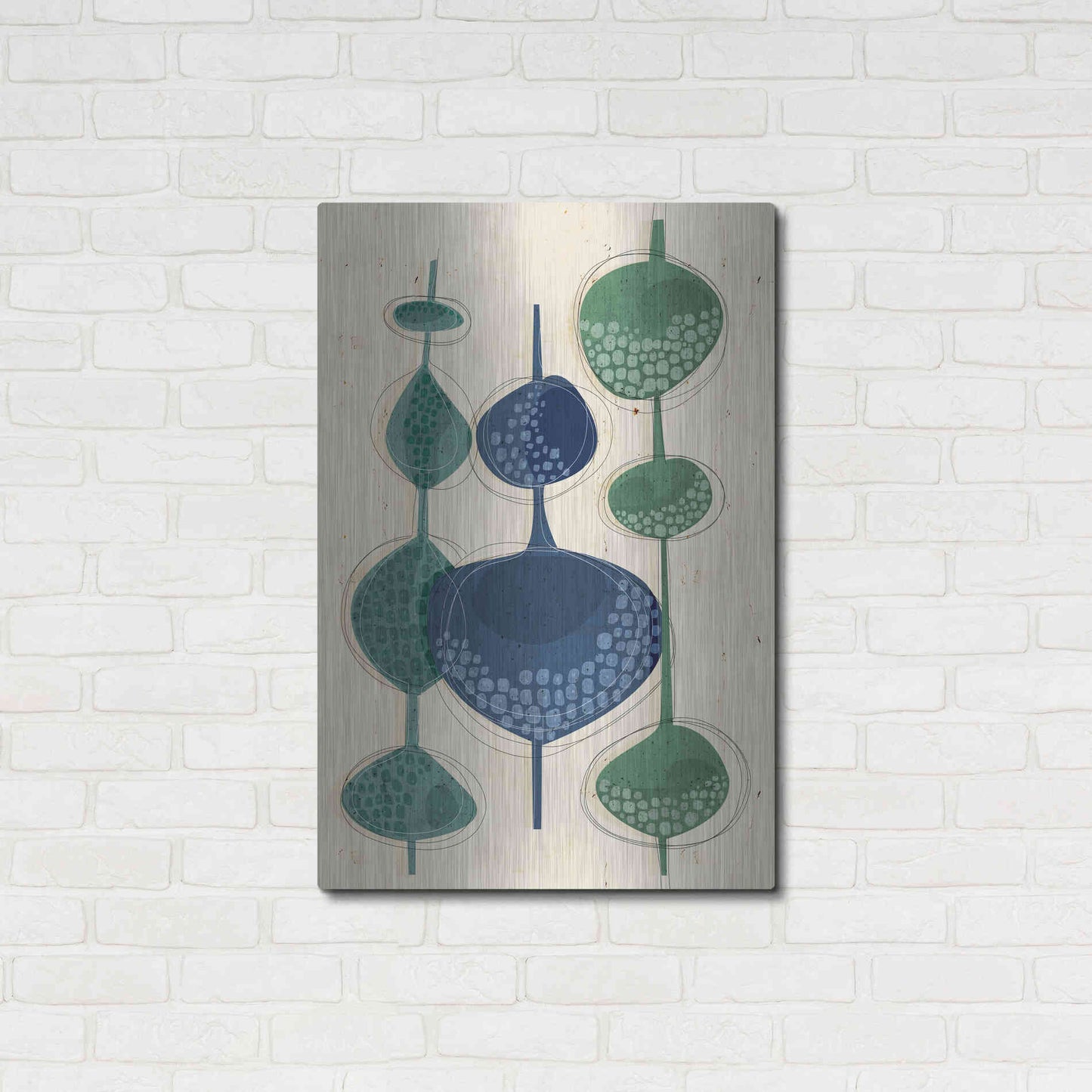 Luxe Metal Art 'Towering Trees' by Ishita Banerjee Metal Wall Art,24x36