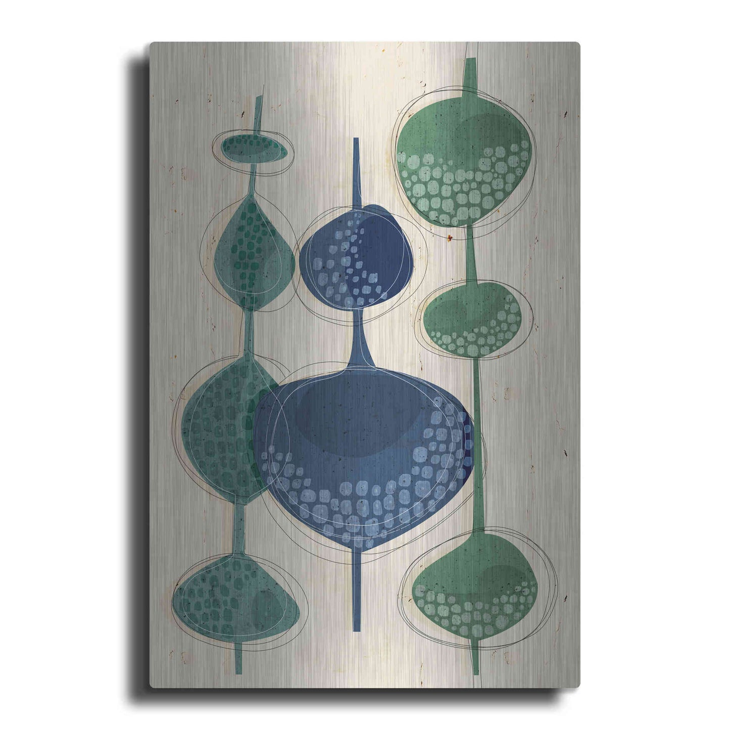 Luxe Metal Art 'Towering Trees' by Ishita Banerjee Metal Wall Art